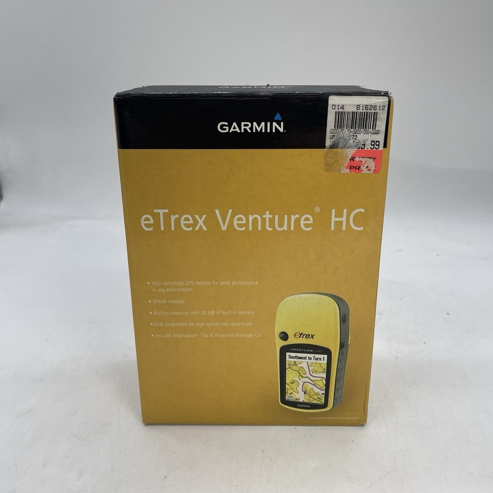 GARMIN eTrex Venture HC Bundle In Box Working Good Condition